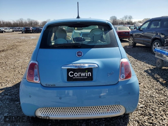 2016 FIAT 500e z VIN 3C3CFFGEXGT170268, wystawiony jako Copart lot #48843145 z przebiegiem 27 323 mil mil oraz Szkoda całkowita • Salvage title. Historia ofert i sprzedaży dostępna na DreamBid. Obrazek 6.