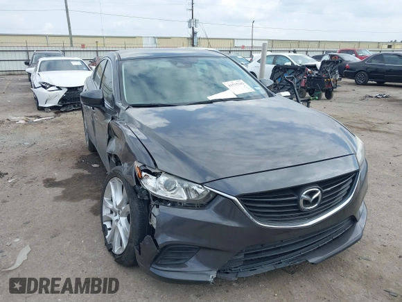 2017 Mazda 6 Touring with VIN JM1GL1V57H1127804, listed as a IAAI auction lot 41515342 with 107,336 mi miles and . Bid and sale history available at carsss.com. Image 1.