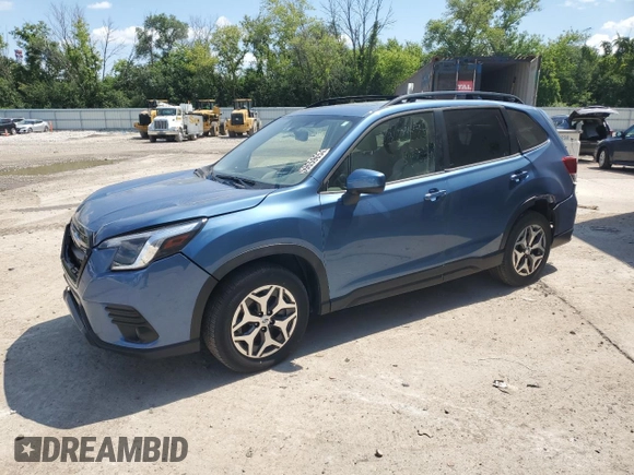 2023 Subaru Forester Premium z VIN JF2SKAEC4PH440439, wystawiony jako Copart lot #59659654 z przebiegiem 19 555 mil mil oraz Nie do naprawy • Non repairable. Historia ofert i sprzedaży dostępna na DreamBid. Obrazek 1.