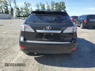 2012 Lexus RX 350 with VIN 2T2BK1BA1CC152745, listed as a Copart auction lot 59221485 with 198,669 mi miles and Salvage title. Bid and sale history available at DreamBid. Image 6.
