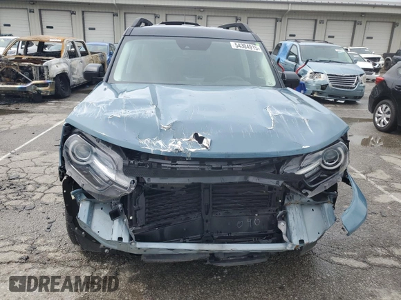 2022 Ford Bronco Sport Outer Banks with VIN 3FMCR9C63NRE26971, listed as a Copart auction lot 54304915 with 35,462 mi miles and Salvage title. Bid and sale history available at DreamBid. Image 5.