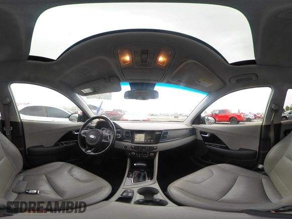2017 Kia Niro Touring with VIN KNDCE3LC6H5048381, listed as a IAAI auction lot 42035129 with 133,559 mi miles. Bid and sale history available at carsss.com. Image 18.