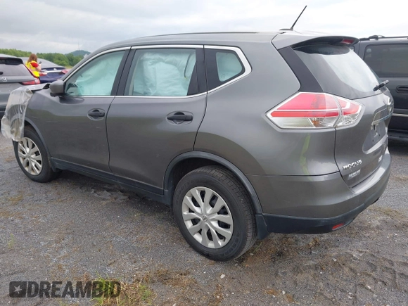 2016 Nissan Rogue S with VIN JN8AT2MV6GW131099, listed as a IAAI auction lot 41185415 with 107,302 mi miles. Bid and sale history available at carsss.com. Image 3.