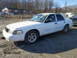 2001 Ford Crown Victoria Police Police Interceptor with VIN 2FAFP71WX1X151387, listed as a Copart auction lot 86810244 with 165,566 mi miles and Salvage Title. Bid and sale history available at carsss.com. Image 1.