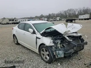 2014 Kia Optima LX with VIN 5XXGM4A71EG275842, listed as a Copart auction lot 44703965 with 153,169 mi miles and Salvage Title. Bid and sale history available at carsss.com. Image 10.