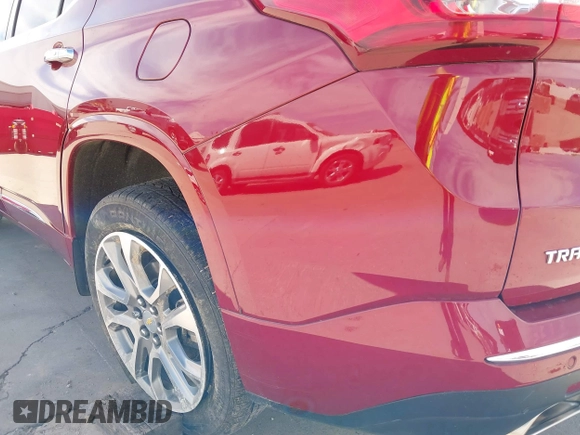 2020 Chevrolet Traverse Premier with VIN 1GNERKKW0LJ225601, listed as a IAAI auction lot 42308987 with 48,796 mi miles and . Bid and sale history available at DreamBid. Image 19.