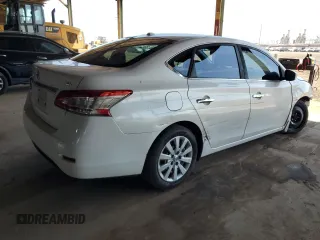 2015 Nissan Sentra SV with VIN 3N1AB7AP0FL690947, listed as a Copart auction lot 53983875 with 84,206 mi miles and Salvage Title. Bid and sale history available at DreamBid. Image 3.