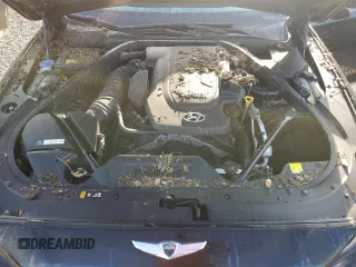 2016 Hyundai Genesis 3.8L with VIN KMHGN4JE8GU107099, listed as a Copart auction lot 73823554 with 0 mi miles and Salvage Title. Bid and sale history available at carsss.com. Image 11.