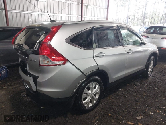 2012 Honda CR-V EX-L with VIN JHLRM4H72CC007574, listed as a IAAI auction lot 41893080 with 164,152 mi miles. Bid and sale history available at carsss.com. Image 4.