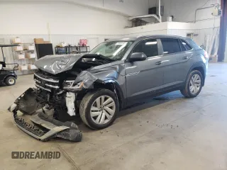 2021 Volkswagen Atlas SE with VIN 1V2KC2CAXMC219681, listed as a Copart auction lot 37899103 with 18,919 mi miles and Salvage title. Bid and sale history available at DreamBid. Image 1.
