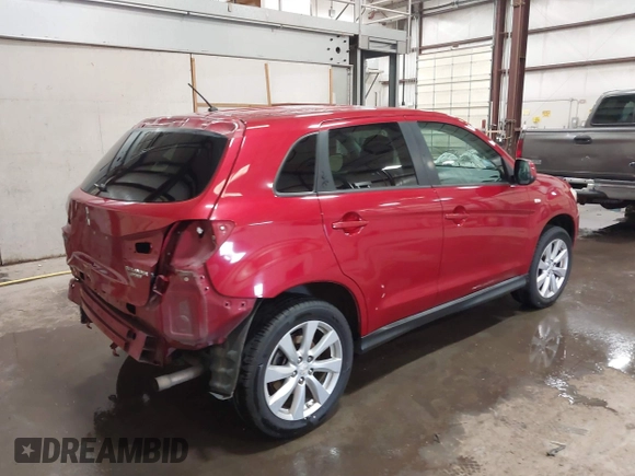 2015 Mitsubishi Outlander Sport ES with VIN 4A4AP3AU8FE001453, listed as a IAAI auction lot 41743424 with 84,528 mi miles. Bid and sale history available at carsss.com. Image 4.