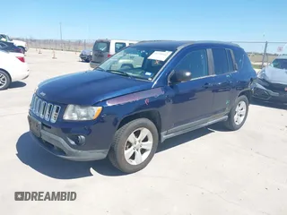 2012 Jeep Compass Sport with VIN 1C4NJCBB5CD580152, listed as a IAAI auction lot 41771142 with 126,229 mi miles. Bid and sale history available at carsss.com. Image 2.