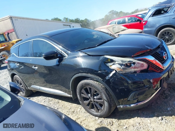 2018 Nissan Murano Platinum with VIN 5N1AZ2MG4JN130201, listed as a IAAI auction lot 41773699 with 92,825 mi miles. Bid and sale history available at carsss.com. Image 13.