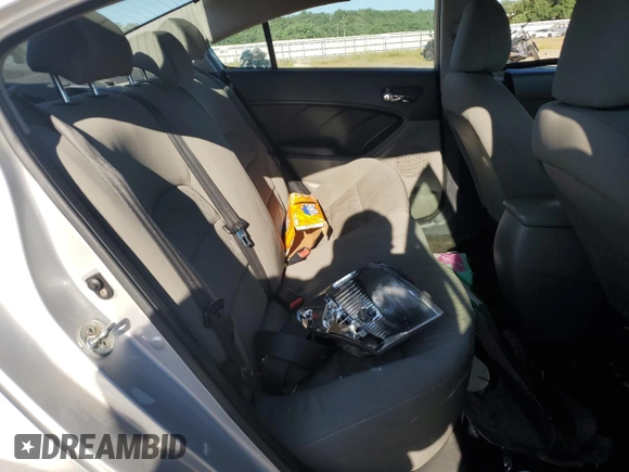2015 Kia Forte LX with VIN KNAFK4A64F5372898, listed as a Copart auction lot 53389615 with 195,046 mi miles and Salvage Title. Bid and sale history available at carsss.com. Image 10.
