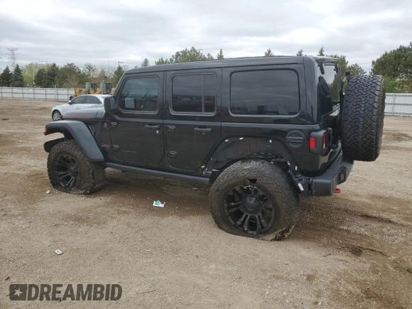 2021 Jeep Wrangler Unlimited Rubicon z VIN 1C4HJXFN1MW793064, wystawiony jako Copart lot #55643305 z przebiegiem 51 944 mil mil oraz Szkoda całkowita • Salvage title. Historia ofert i sprzedaży dostępna na DreamBid. Obrazek 2.