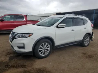 2017 Nissan Rogue SV with VIN KNMAT2MT3HP603782, listed as a Copart auction lot 57163755 with 108,676 mi miles and Salvage title. Bid and sale history available at DreamBid. Image 1.