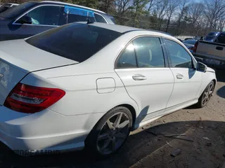 2014 Mercedes-Benz C 250 Sport with VIN WDDGF4HB3EA963847, listed as a IAAI auction lot 41445657 with 107,457 mi miles and . Bid and sale history available at carsss.com. Image 13.