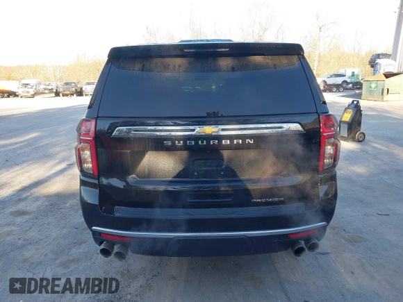 2023 Chevrolet Suburban Premier with VIN 1GNSKFKD3PR263697, listed as a IAAI auction lot 41903910 with 31,574 mi miles and . Bid and sale history available at DreamBid. Image 16.