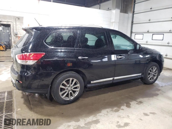 2014 Nissan Pathfinder Platinum with VIN 5N1AR2MM1EC607349, listed as a Copart auction lot 54608515 with 165,964 mi miles and Clean Title. Bid and sale history available at carsss.com. Image 3.