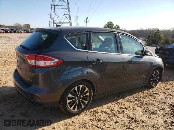 2017 Ford C-Max Energi Titanium with VIN 1FADP5FU4HL105032, listed as a Copart auction lot 46847244 with 96,090 mi miles. Bid and sale history available at carsss.com. Image 3.