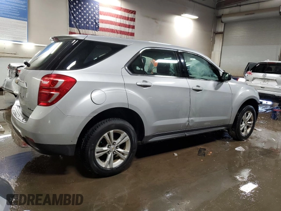 2016 Chevrolet Equinox LS with VIN 2GNALBEK4G6224916, listed as a Copart auction lot 49490295 with 88,840 mi miles and Salvage Title. Bid and sale history available at carsss.com. Image 3.