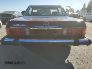 1984 Mercedes-Benz 380 with VIN WDBBA45A9EA015708, listed as a Copart auction lot 81719654 with 175,219 mi miles and Clean Title. Bid and sale history available at carsss.com. Image 6.