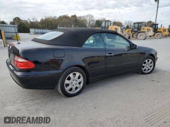 2002 Mercedes-Benz CLK 320/430 with VIN WDBLK65G02T096356, listed as a Copart auction lot 77056434 with 101,971 mi miles and Clean Title. Bid and sale history available at DreamBid. Image 3.