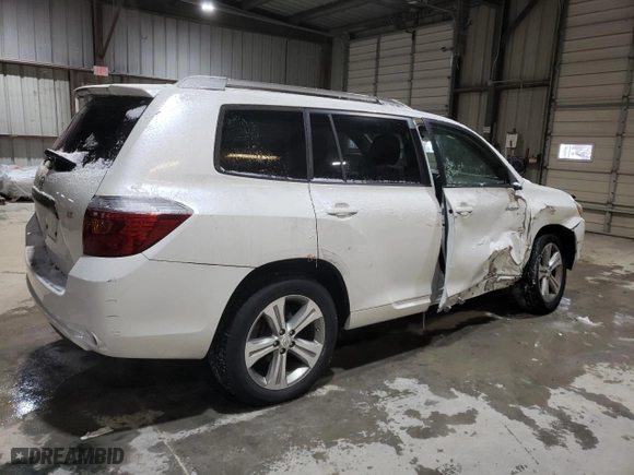 2009 Toyota Highlander Sport with VIN JTEDS43A092091288, listed as a Copart auction lot 41650375 with 64,316 mi miles and Salvage Title. Bid and sale history available at carsss.com. Image 3.