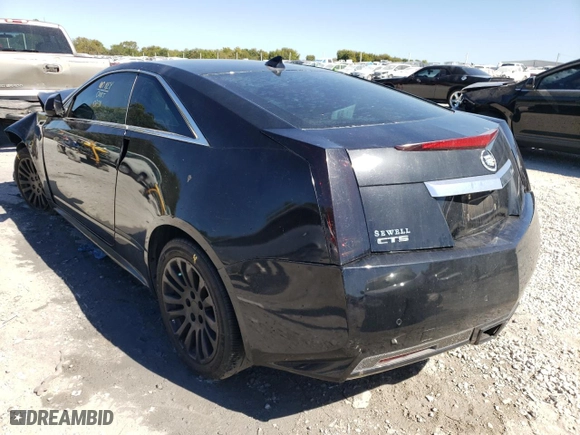 2013 Cadillac CTS Coupe with VIN 1G6DA1E33D0178372, listed as a Copart auction lot 49918783 with NaN miles and Clean Title. Bid and sale history available at carsss.com. Image 3.