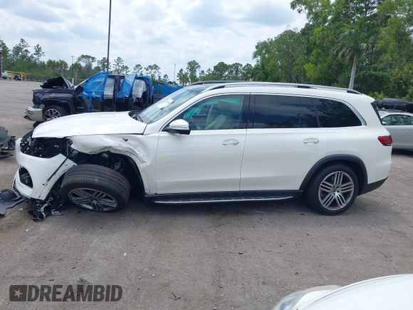 2021 Mercedes-Benz GLS 450 with VIN 4JGFF5KE3MA381420, listed as a IAAI auction lot 42055956 with 57,268 mi miles and . Bid and sale history available at DreamBid. Image 15.