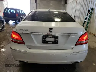 2011 Hyundai Equus Signature with VIN KMHGH4JF5BU041779, listed as a Copart auction lot 42225125 with 100,403 mi miles and Salvage title. Bid and sale history available at DreamBid. Image 6.