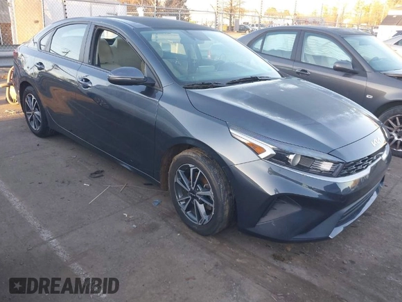 2023 Kia Forte LXS with VIN 3KPF24AD5PE563690, listed as a IAAI auction lot 41459841 with 55,478 mi miles. Bid and sale history available at carsss.com. Image 1.