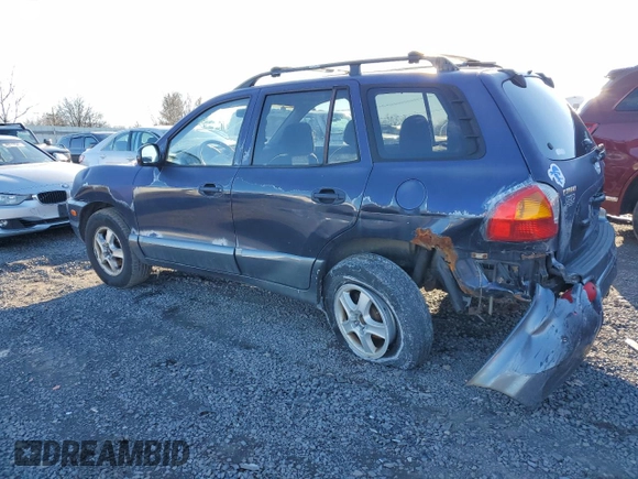 2004 Hyundai Santa Fe GLS with VIN KM8SC73D34U757671, listed as a Copart auction lot 45156355 with 296,773 mi miles and Salvage Title. Bid and sale history available at carsss.com. Image 2.