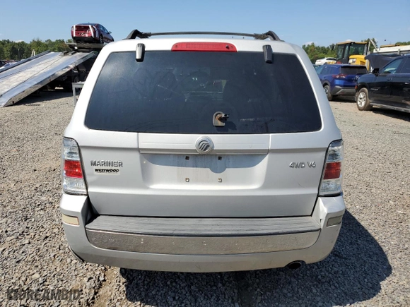 2008 Mercury Mariner with VIN 4M2CU91128KJ11544, listed as a Copart auction lot 68621264 with 219,443 mi miles and Salvage Title. Bid and sale history available at carsss.com. Image 6.