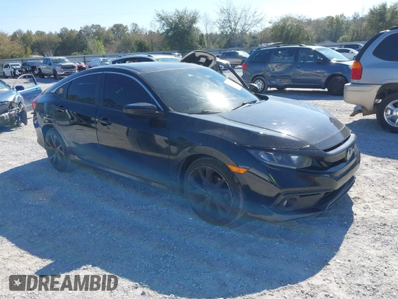 2019 Honda Civic Sedan Sport with VIN 2HGFC2F80KH519978, listed as a IAAI auction lot 41759437 with 118,138 mi miles. Bid and sale history available at carsss.com. Image 1.