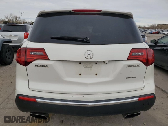 2011 Acura MDX with VIN 2HNYD2H2XBH517579, listed as a Copart auction lot 50386265 with 171,345 mi miles and Salvage Title. Bid and sale history available at carsss.com. Image 6.