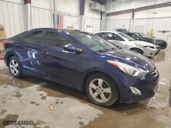2013 Hyundai Elantra GLS with VIN 5NPDH4AEXDH436195, listed as a Copart auction lot 51185895 with 149,285 mi miles and Clean Title. Bid and sale history available at carsss.com. Image 4.