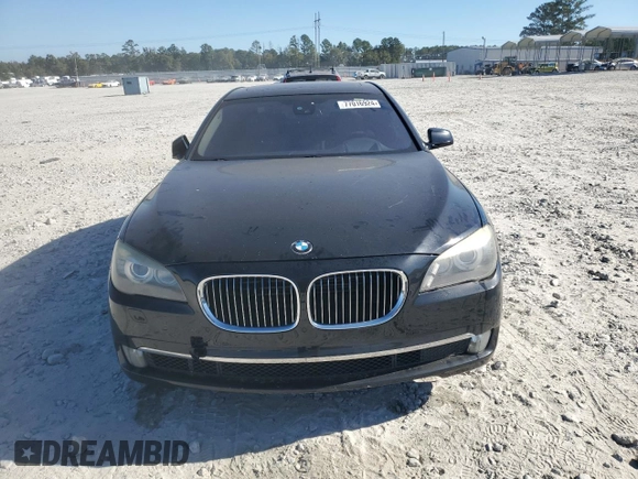 2011 BMW 7 Series with VIN WBAKX8C55BC198177, listed as a Copart auction lot 77016924 with 99,275 mi miles and Salvage title. Bid and sale history available at DreamBid. Image 5.