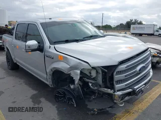 2017 Ford F-150 XL with VIN 1FTEW1EF7HFA25641, listed as a IAAI auction lot 41506644 with 106,098 mi miles. Bid and sale history available at carsss.com. Image 1.