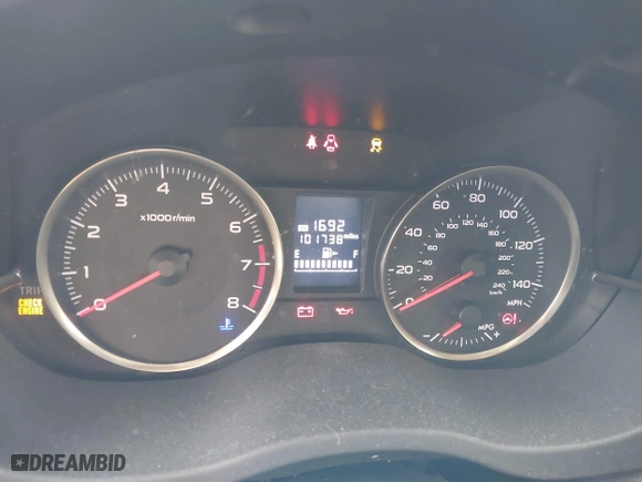 2016 Subaru Crosstrek Premium with VIN JF2GPABC0G9242186, listed as a IAAI auction lot 41302246 with 101,738 mi miles. Bid and sale history available at carsss.com. Image 7.