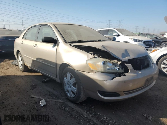 2007 Toyota Corolla CE with VIN 1NXBR32E67Z825483, listed as a Copart auction lot 48476995 with 120,081 mi miles and Salvage Title. Bid and sale history available at DreamBid. Image 4.