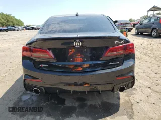2020 Acura TLX w/A-Spec Pkg with VIN 19UUB3F68LA003298, listed as a Copart auction lot 66544714 with 47,326 mi miles and Salvage Title. Bid and sale history available at carsss.com. Image 6.
