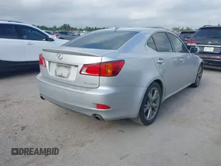 2010 Lexus IS 250 with VIN JTHBF5C21A5124993, listed as a IAAI auction lot 42158931 with 237,934 mi miles. Bid and sale history available at carsss.com. Image 4.