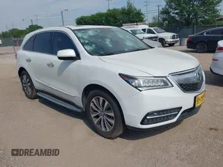 2015 Acura MDX Technology with VIN 5FRYD3H4XFB005490, listed as a IAAI auction lot 41951947 with 83,135 mi miles and . Bid and sale history available at DreamBid. Image 1.