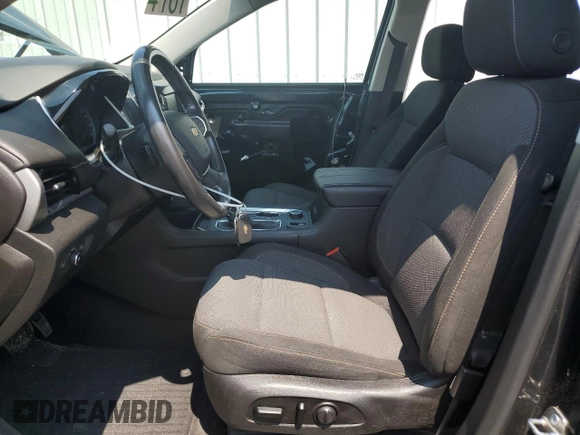 2019 Chevrolet Traverse LT Cloth with VIN 1GNERGKW5KJ300739, listed as a Copart auction lot 59311695 with 91,741 mi miles and Salvage title. Bid and sale history available at DreamBid. Image 7.