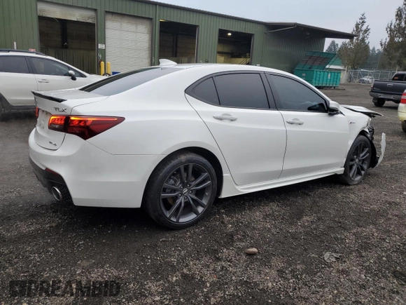 2020 Acura TLX w/A-Spec Pkg with VIN 19UUB3F61LA002834, listed as a Copart auction lot 88505845 with 66,285 mi miles and Salvage Title. Bid and sale history available at carsss.com. Image 3.
