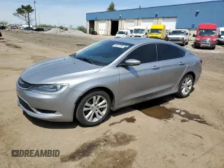 2015 Chrysler 200 Limited with VIN 1C3CCCAB0FN722834, listed as a Copart auction lot 54827095 with 123,244 mi miles and Clean title. Bid and sale history available at DreamBid. Image 1.
