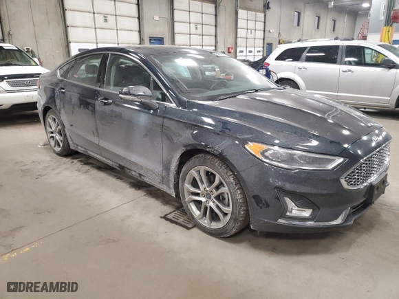 2020 Ford Fusion Hybrid Titanium with VIN 3FA6P0RU3LR233957, listed as a Copart auction lot 84908134 with 71,666 mi miles and Salvage Title. Bid and sale history available at carsss.com. Image 4.
