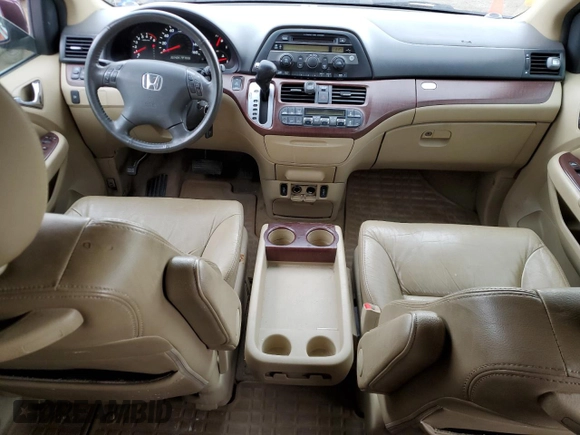 2008 Honda Odyssey EX-L with VIN 5FNRL38678B075882, listed as a Copart auction lot 52539105 with 207,404 mi miles and Salvage Title. Bid and sale history available at carsss.com. Image 8.