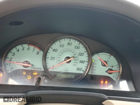 2004 Toyota Solara SE with VIN 4T1FA38P44U030767, listed as a Copart auction lot 55997185 with 176,685 mi miles and Salvage title. Bid and sale history available at DreamBid. Image 9.